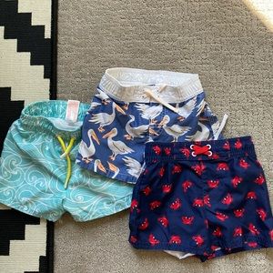 Baby boy 12-18 swim trunks